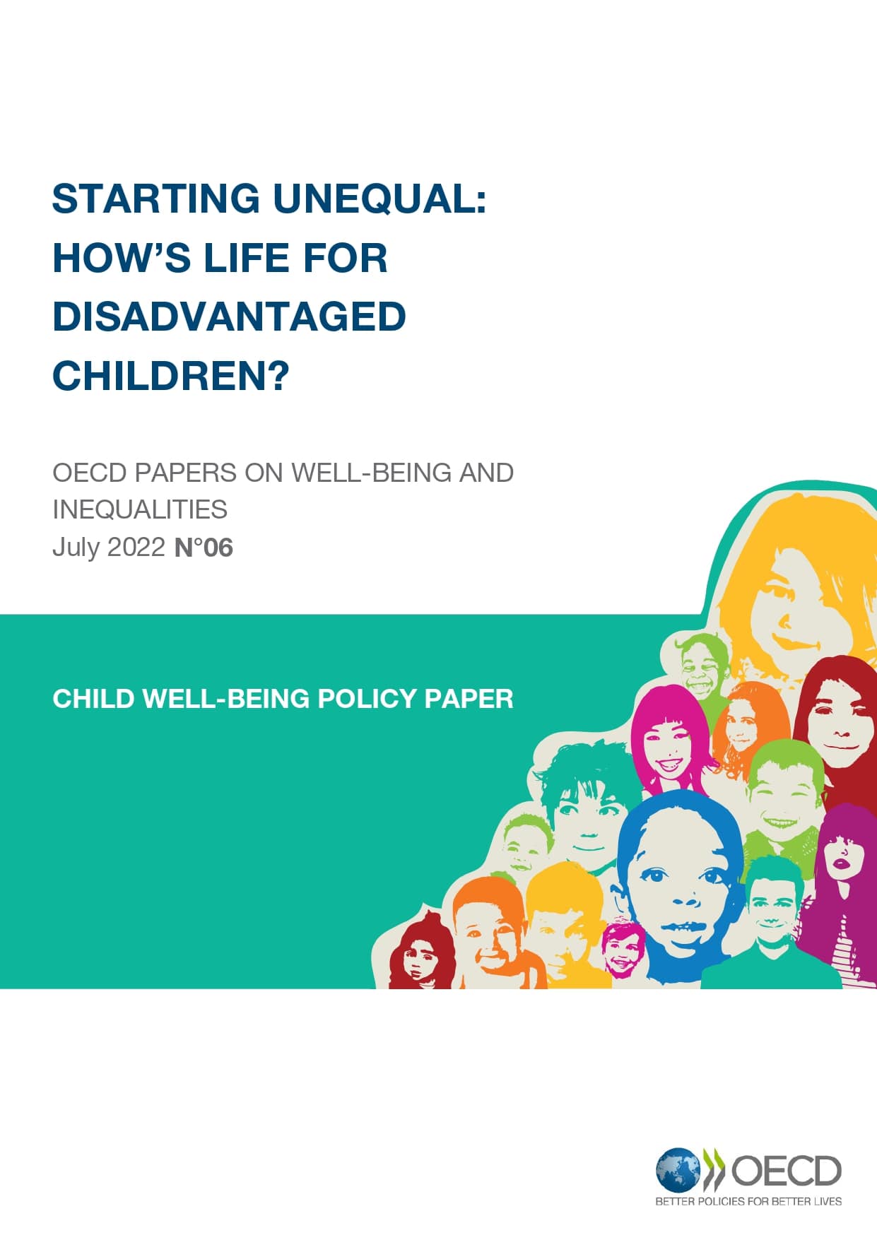 Starting unequal - OECD report cover