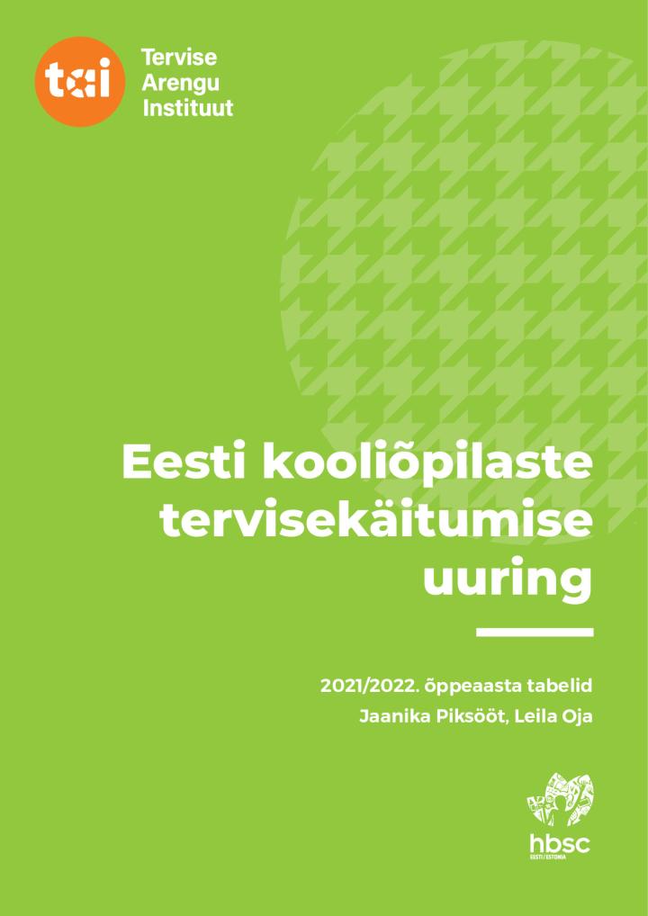 Front cover of the Estonian report published in Q1 of 2023
