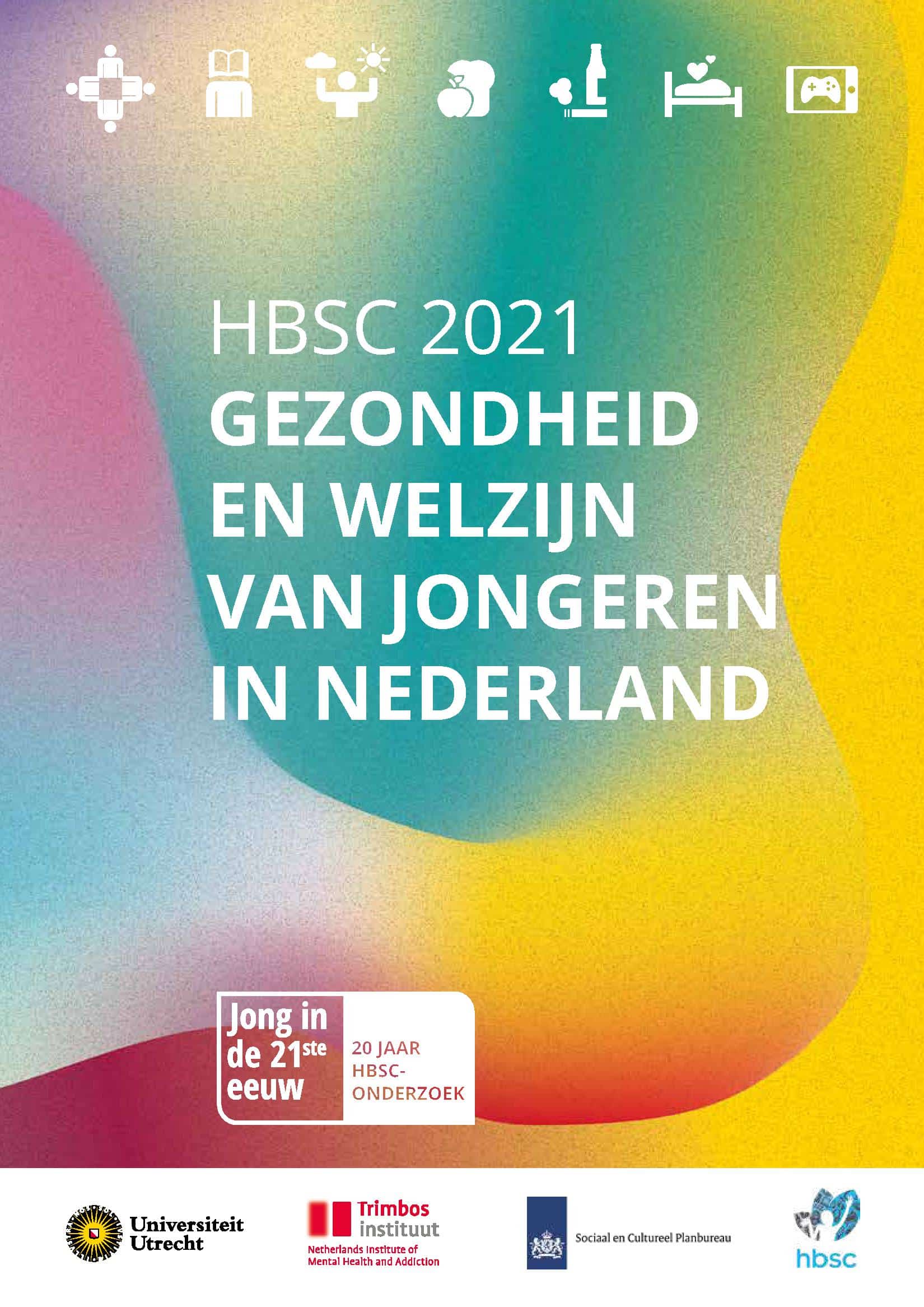 Front cover of the HBSC Netherlands report from 2021