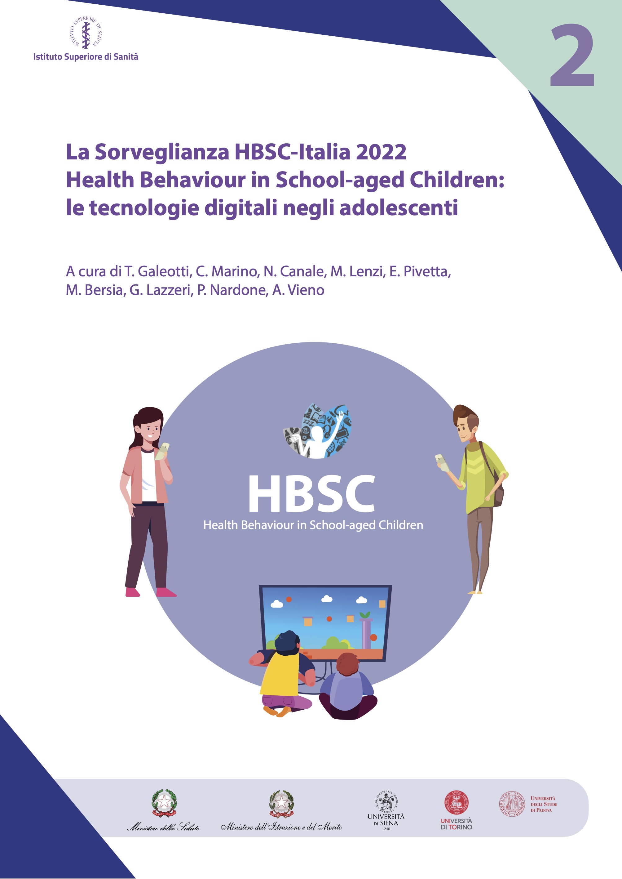 Front cover of the Italian electronic media communication and gaming report