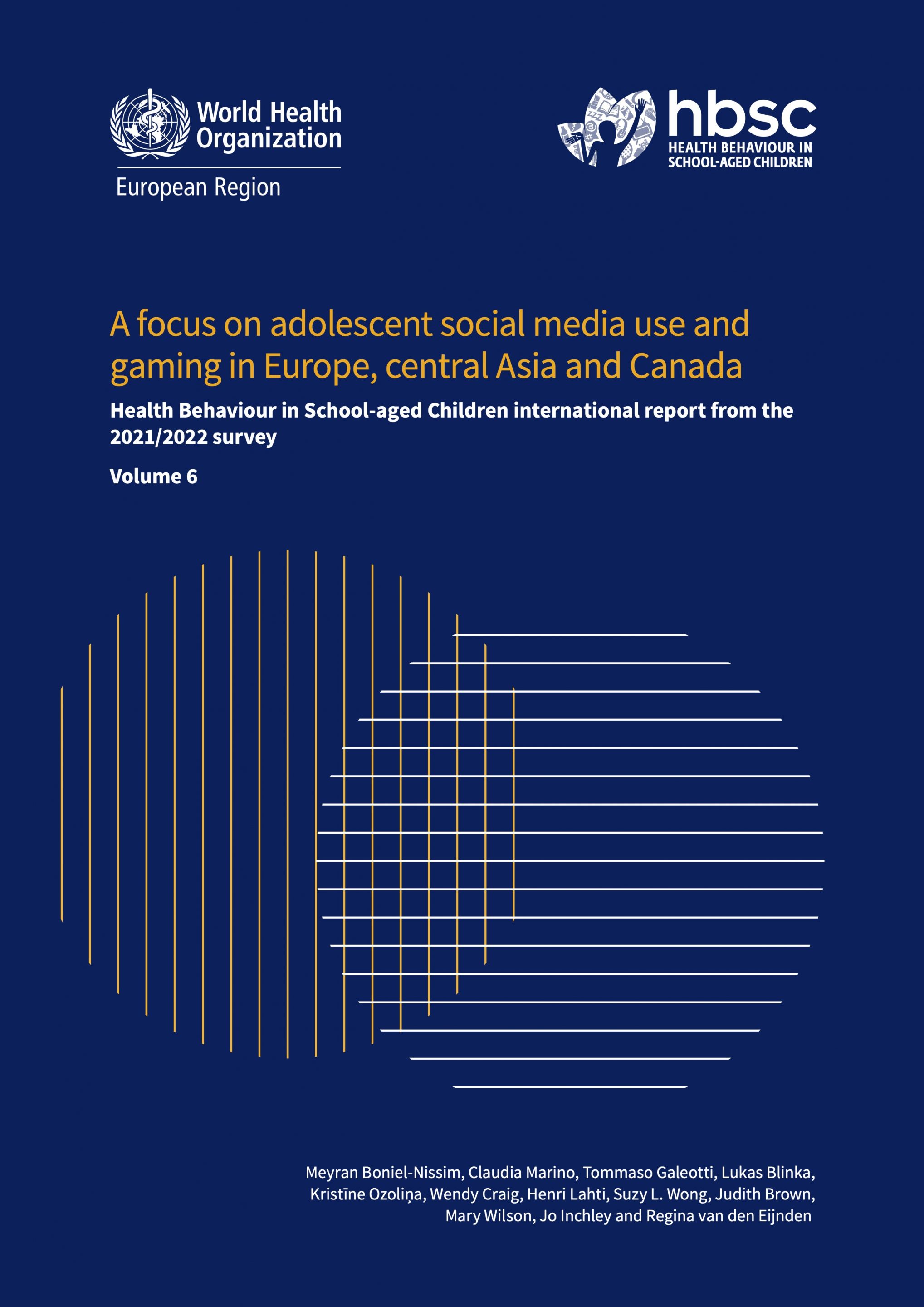 Cover image from volume 6 report on adolescent social media use and gaming