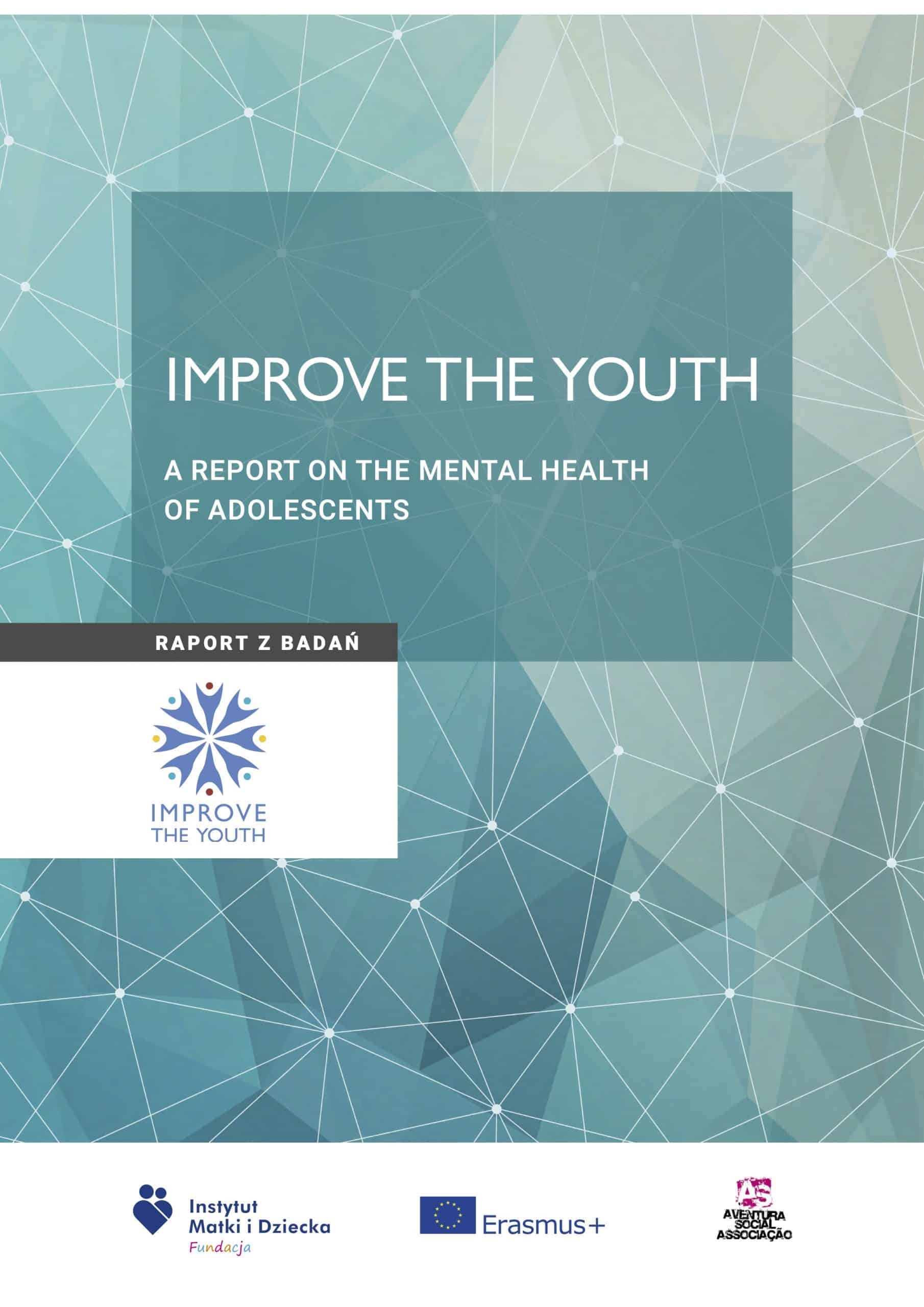 Front cover of the 'Improve the Youth' report